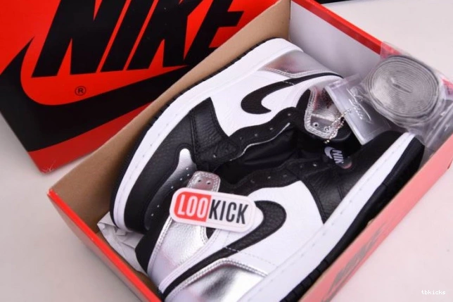 Reps TBK 1 CD0461-001 AIR HIGH OG JORDAN SILVER WMNS TOE 0626